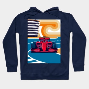 Formula Race Car in Bahrain Hoodie